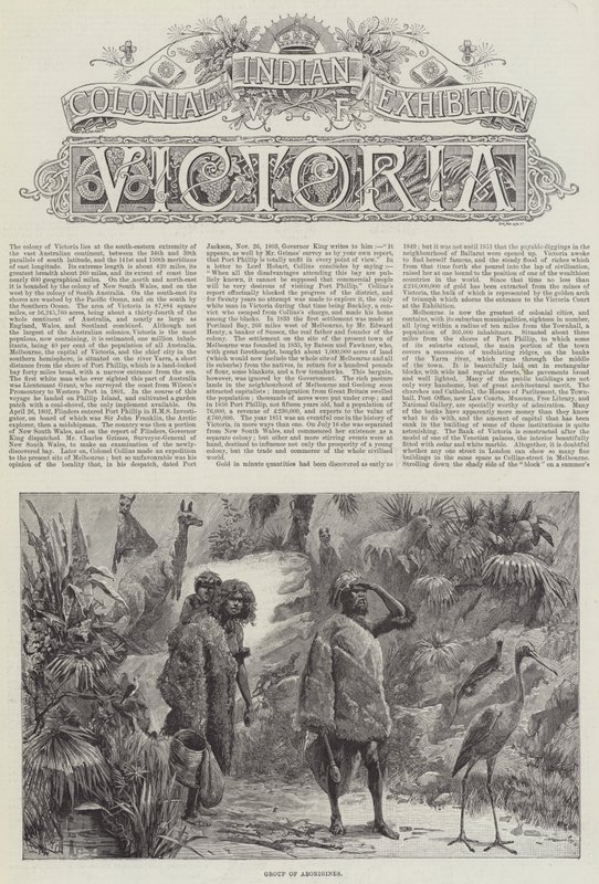 Sömürge ve Hint Sergisi, Victoria by William Heysham Overend