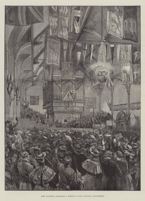 Lord Salisbury, Londonderry, Guildhall