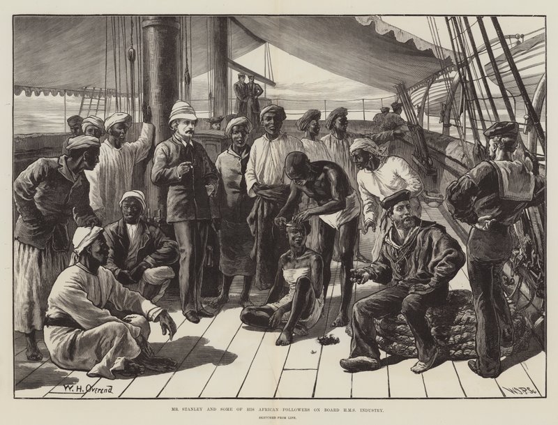 Bay Stanley ve Afrikalı Takipçilerinden Bazıları HMS Industry