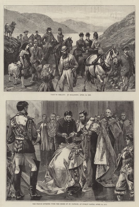 İrlanda Kraliyet Ziyareti by William Heysham Overend