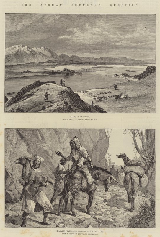 Afgan Sınır Sorunu by William Heysham Overend