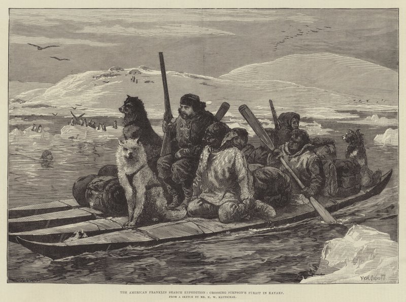 The American Franklin Search Expedition, crossing Simpson