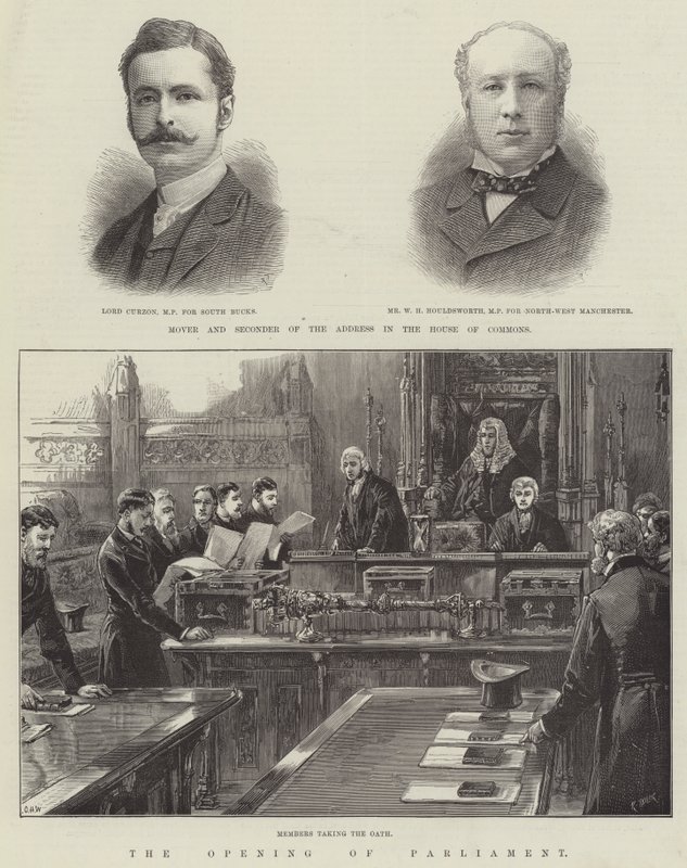 Parlamentonun Açılışı by William Heysham Overend