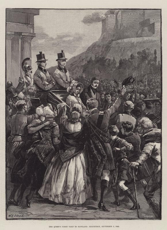 Kraliçe'nin İskoçya'ya İlk Ziyareti, Edinburgh, 3 Eylül 1842 by William Heysham Overend