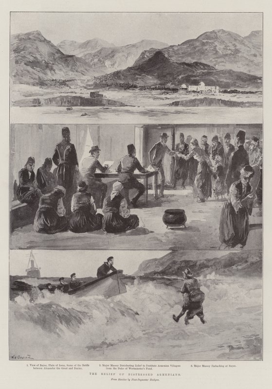 ಸಂಕಷ್ಟದಲ್ಲಿರುವ ಅರ್ಮೇನಿಯನ್ನರ ತುರ್ಕಿಯ ಪರಿಹಾರ by William Heysham Overend