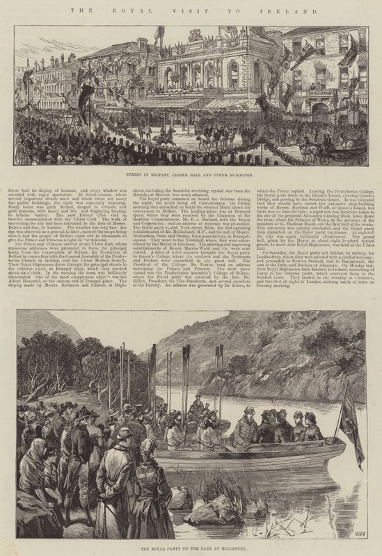 İrlanda Kraliyet Ziyareti by William Heysham Overend