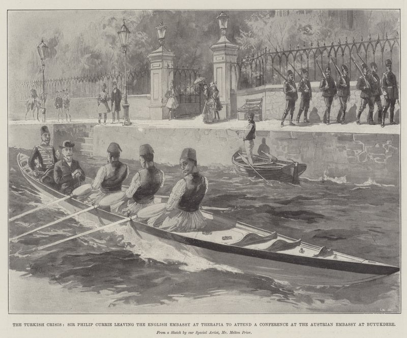 Türk Krizi, Sir Philip Currie, Therapia