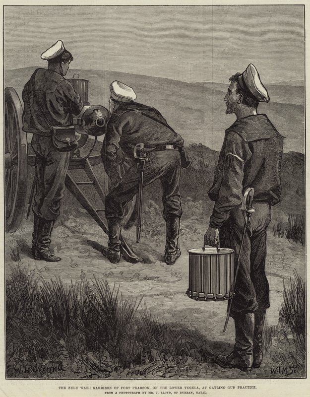 Zulu Savaşı, Fort Pearson Garnizonu, Aşağı Tugela