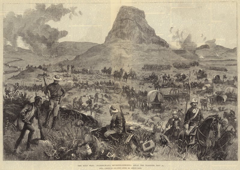 Zulu Savaşı, Isandhlwana tekrar ziyaret edildi, Vagonları aldı, 21 Mayıs by William Heysham Overend