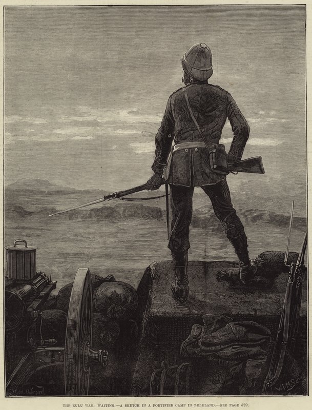 Zulu Savaşı, Beklemek by William Heysham Overend