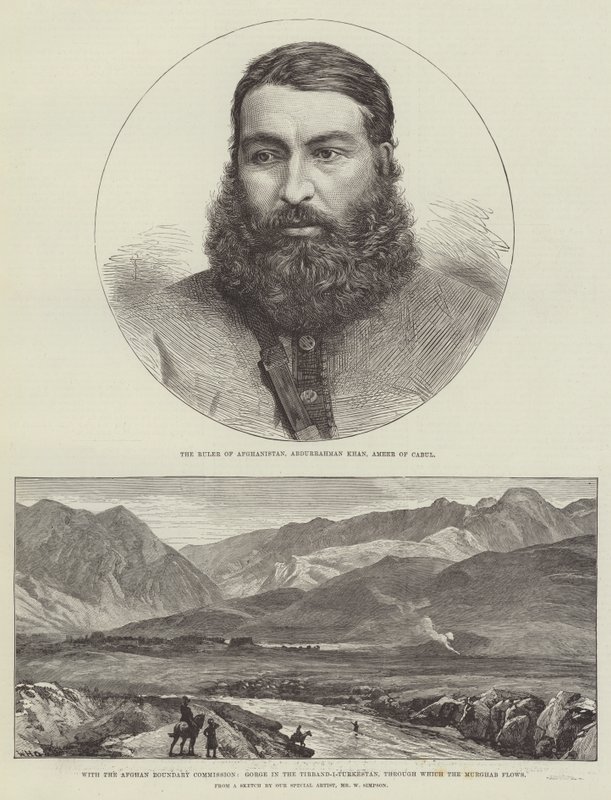 Afgan Sınır Komisyonu ile by William Heysham Overend