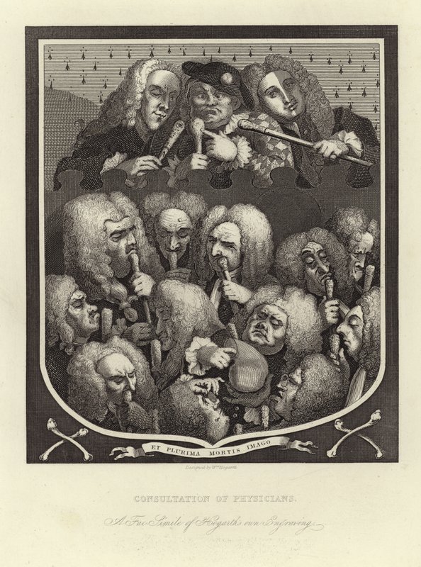 Doktorların Danışmanlığı by William Hogarth