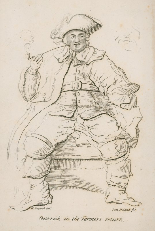 Çiftçinin Dönüşünde David Garrick by William Hogarth