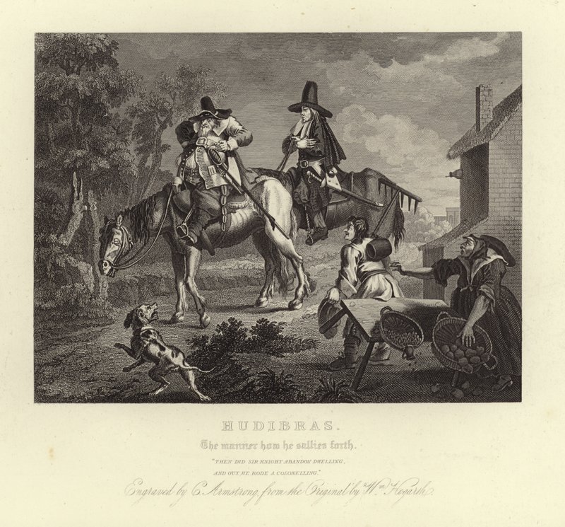 Hudibras, Samuel Butler by William Hogarth