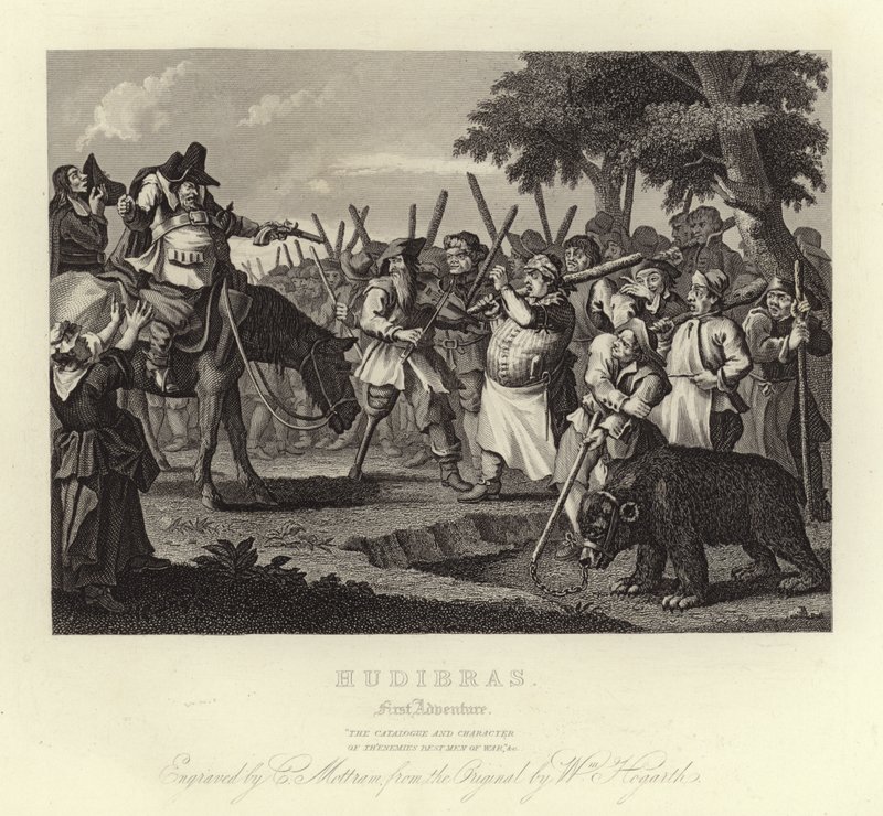 Hudibras, Samuel Butler by William Hogarth
