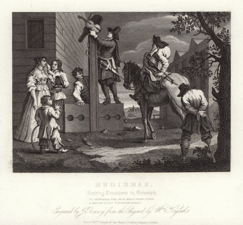 Hudibras, Samuel Butler by William Hogarth