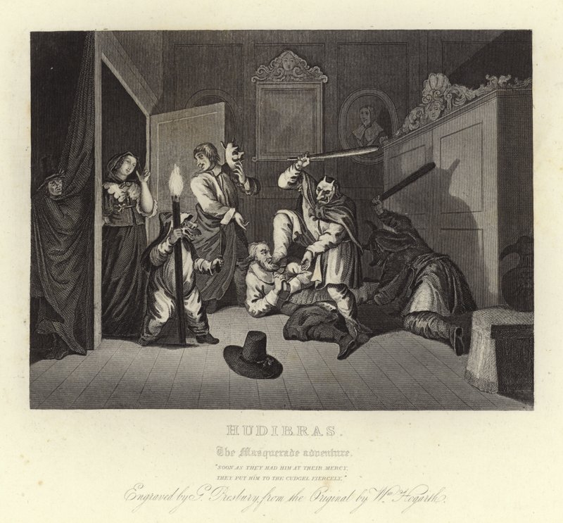 Hudibras, Samuel Butler by William Hogarth