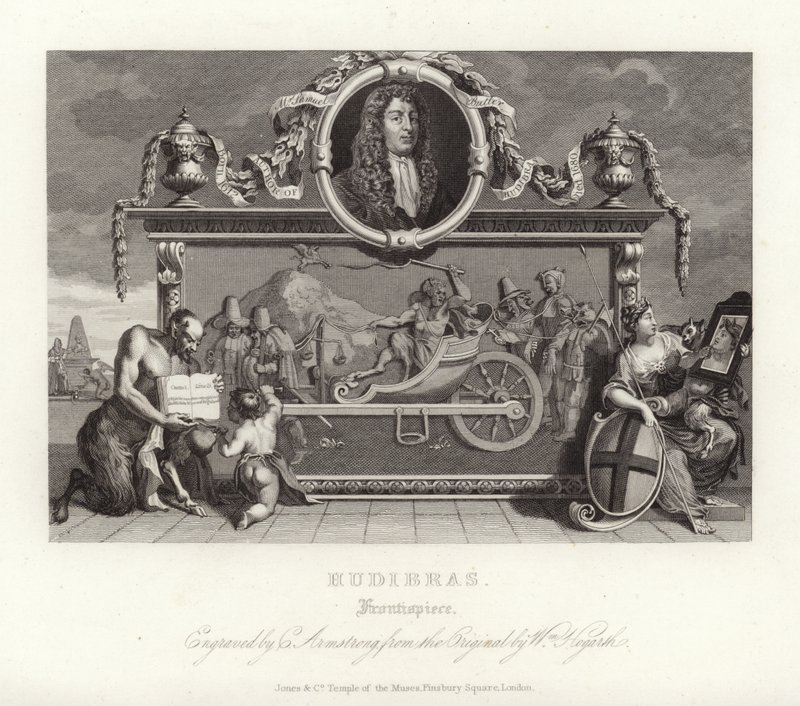 Hudibras, Samuel Butler by William Hogarth