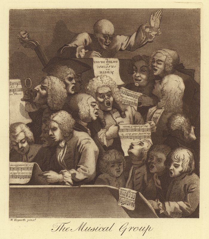 Müzik Grubu by William Hogarth