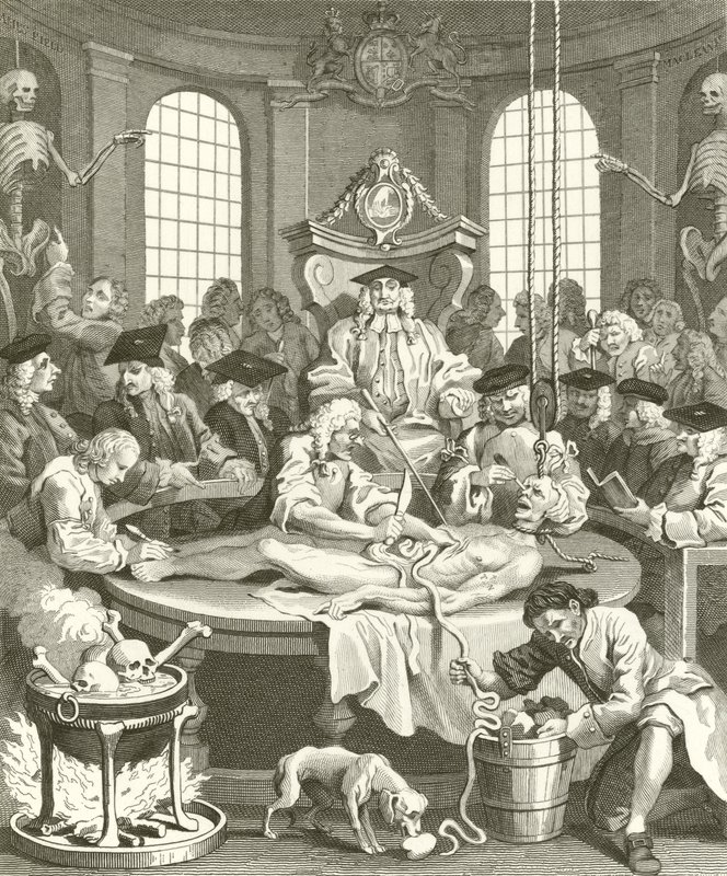 Zulümün dört aşaması by William Hogarth