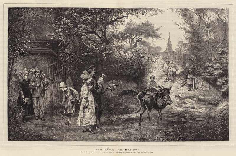 Fete, Normandiya by William John Hennessy