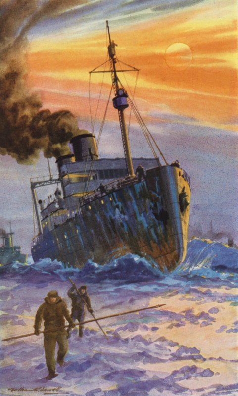 Rus Buzkıran iş başında (renkli taş) by William John Patton McDowell