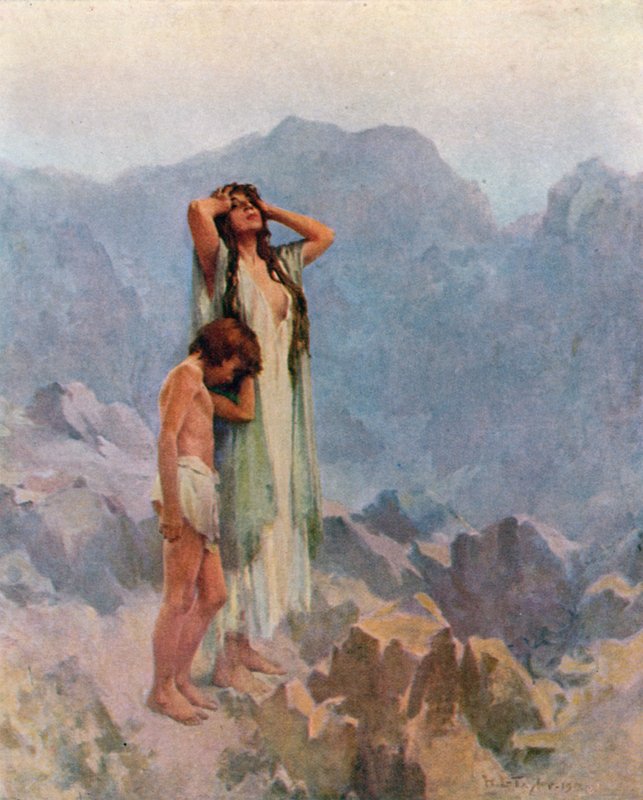 Çölde Hacer ve İsmail by William Ladd Taylor