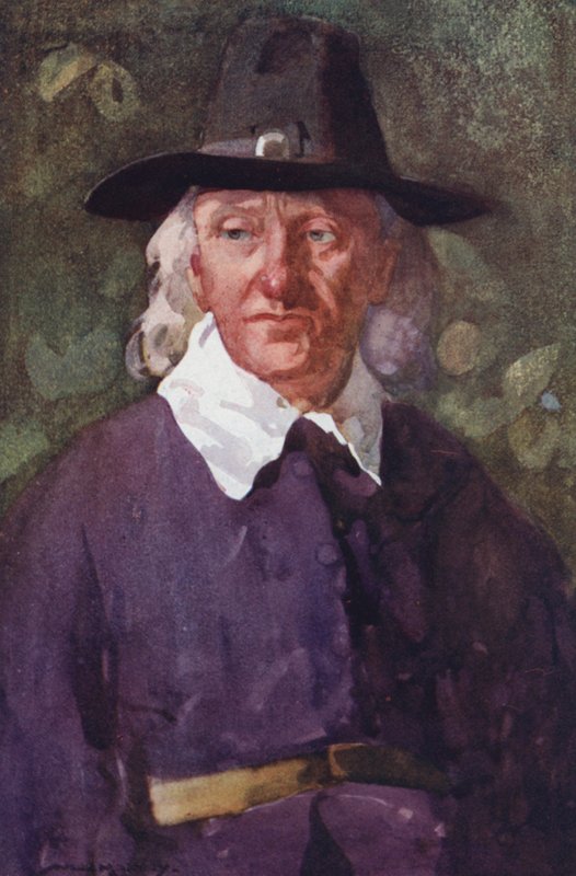 The Compleat Angler için çizim, Izaak Walton (renkli litho) by William Lee Hankey