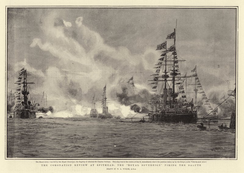 Salute ateşleyen Kraliyet Egemeni Spithead