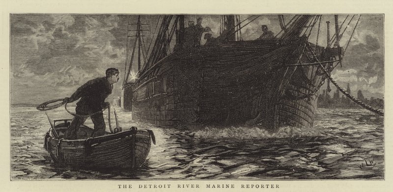 Detroit Nehri Deniz Muhabiri by William Lionel Wyllie
