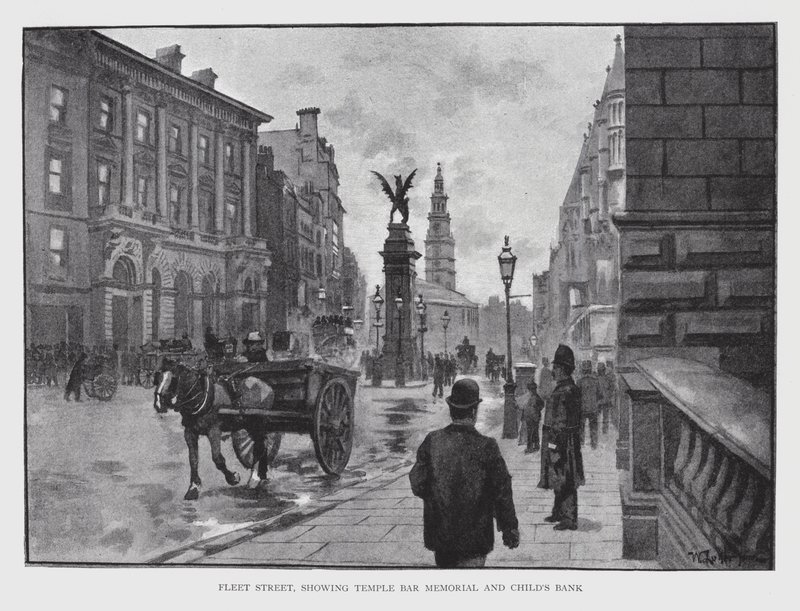 Fleet Street, Temple Bar Memorial ve Child