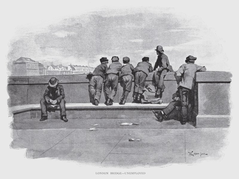 Londra Köprüsü, İşsiz (taş) by William Luker