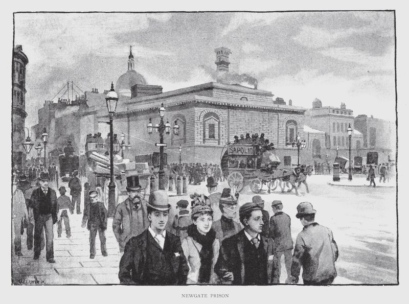 Newgate Hapishanesi (taş) by William Luker