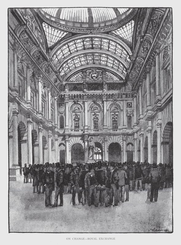 Değişimde, Kraliyet Borsası (lito) by William Luker