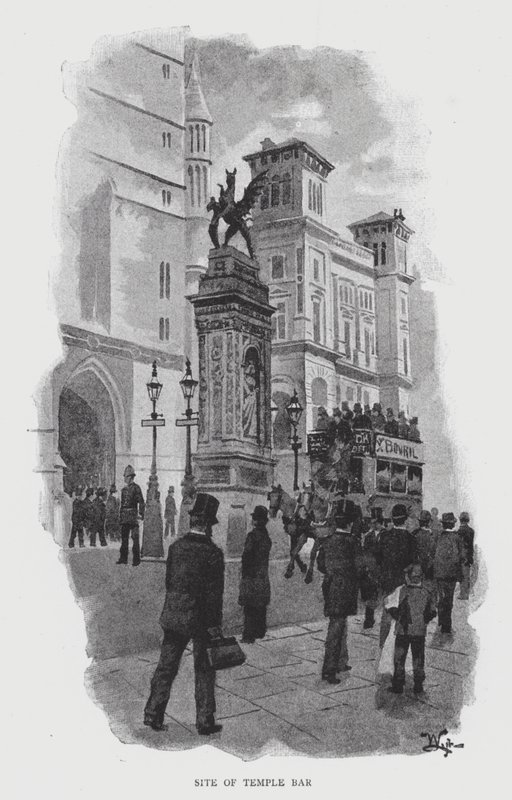 Temple Bar Yeri (lito) by William Luker