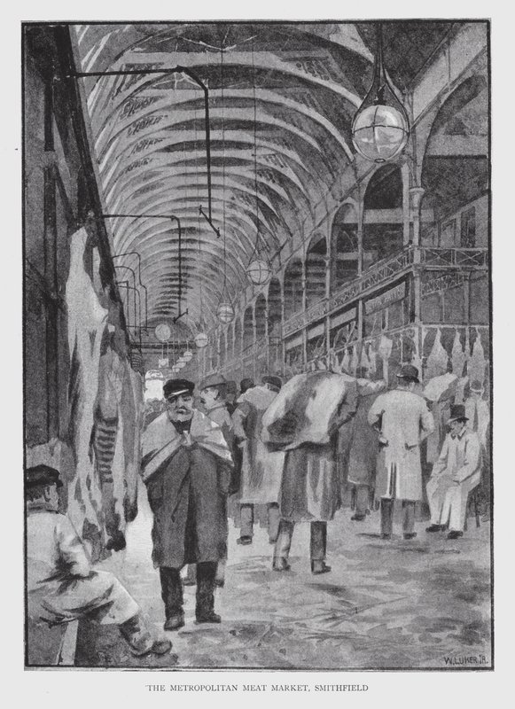Metropolitan Et Pazarı, Smithfield (taş) by William Luker