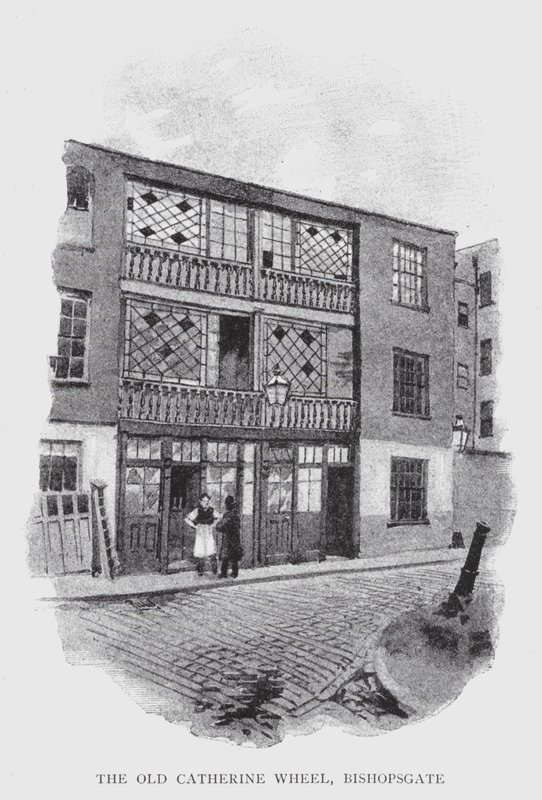 Eski Catherine Çarkı, Bishopsgate (taş) by William Luker