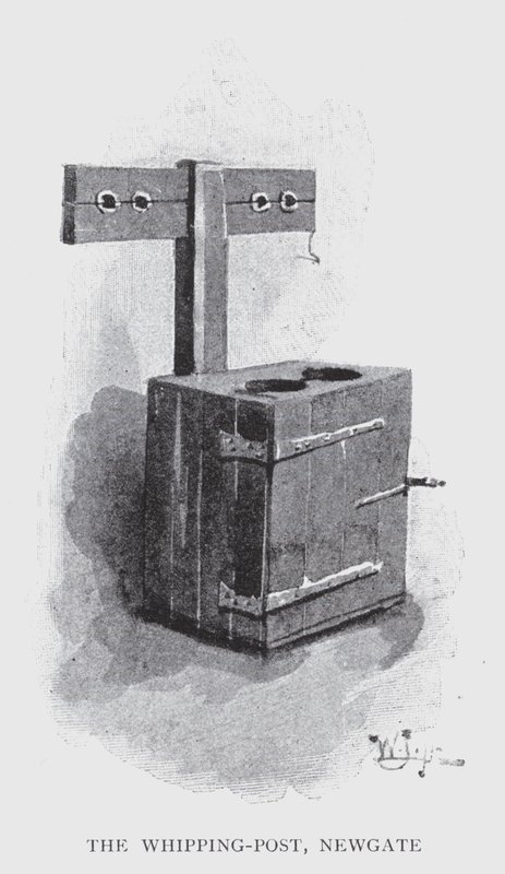 Kırbaçlanan Post, Newgate (lito) by William Luker