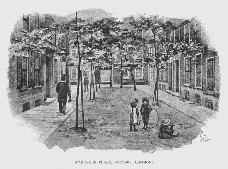 Gardırop Yeri, Doktorların Avam Kamarası (lito) by William Luker