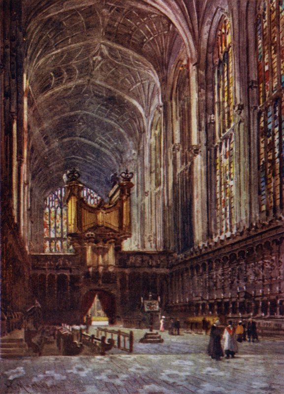 Korodan Kings College Şapeli İçişleri by William Matthison