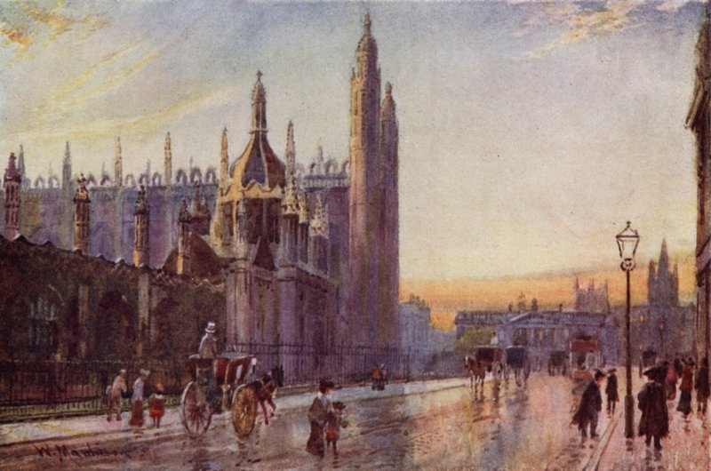 Kings College Ağ Geçidi ve Şapeli, Alacakaranlık Etkisi by William Matthison
