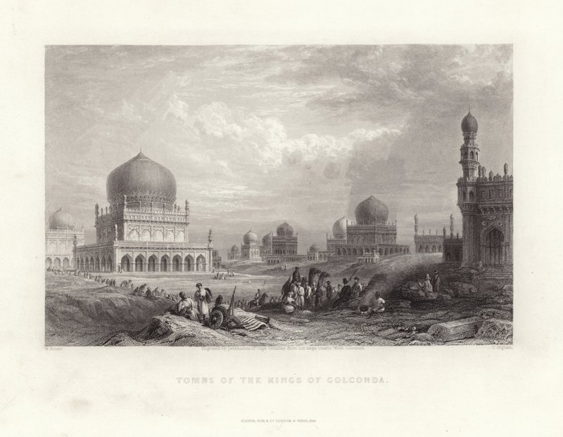 Golconda Kralı Mezarları by William Purser