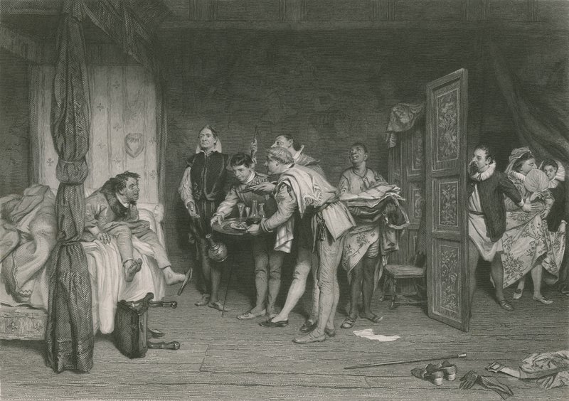 Christopher Sly, Hırçın Evcilleştirme, 1880 dolayları by William Quiller Orchardson