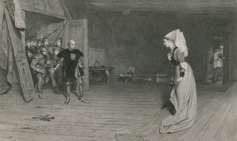 Talbot and the Countess of Auvergne, King Henry VI, First Part  by William Quiller Orchardson