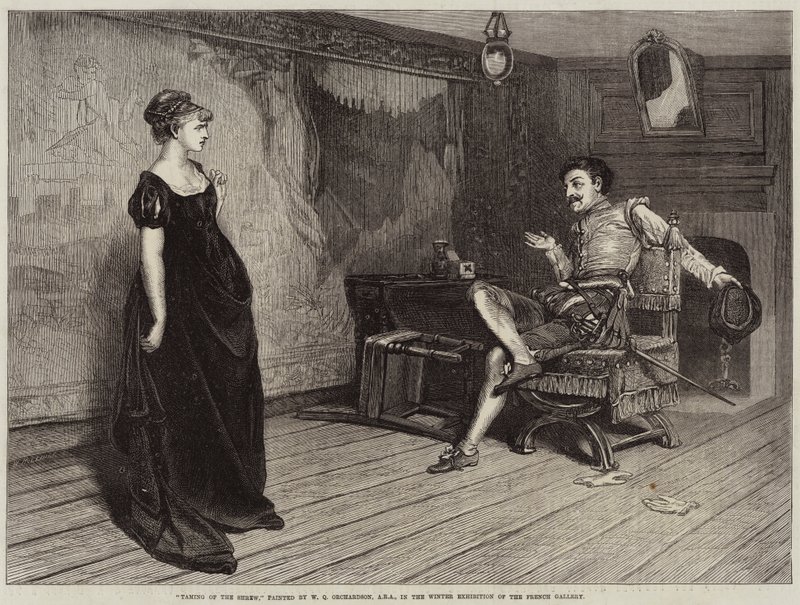 Hırçın Evcilleştirme by William Quiller Orchardson