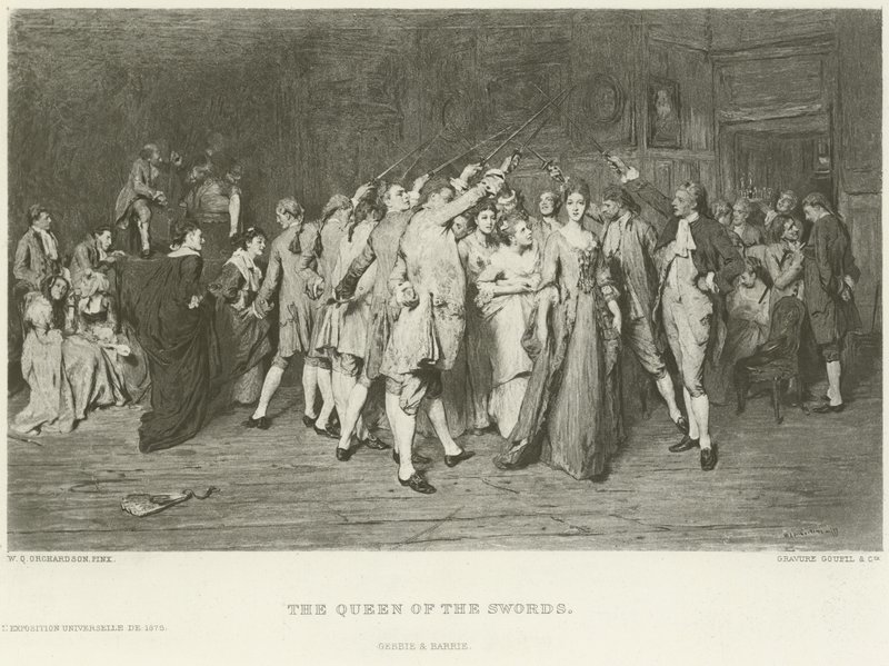 The Queen of the Swords (gravure) by William Quiller Orchardson