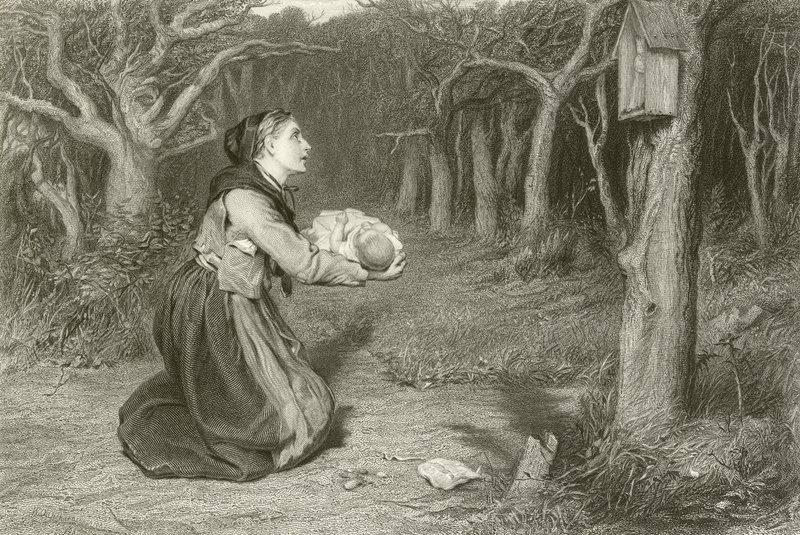 The shrine in the forest  by William Quiller Orchardson