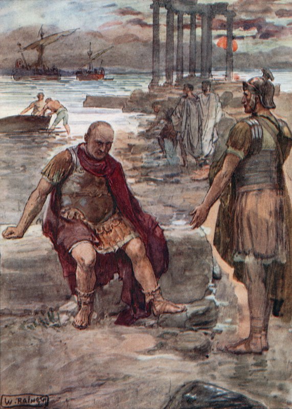 Kartaca Harabeleri Arasında Sürgün Marius by William Rainey
