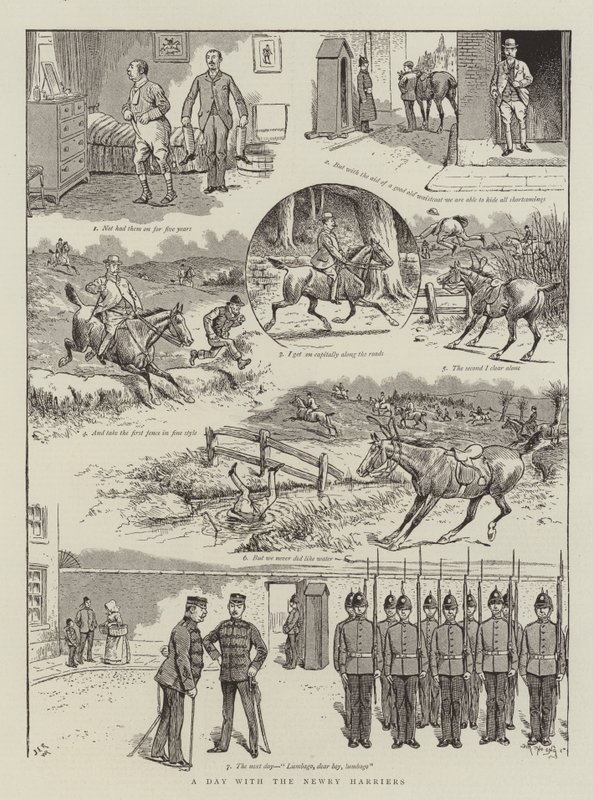 Newry Harriers ile Bir Gün by William Ralston