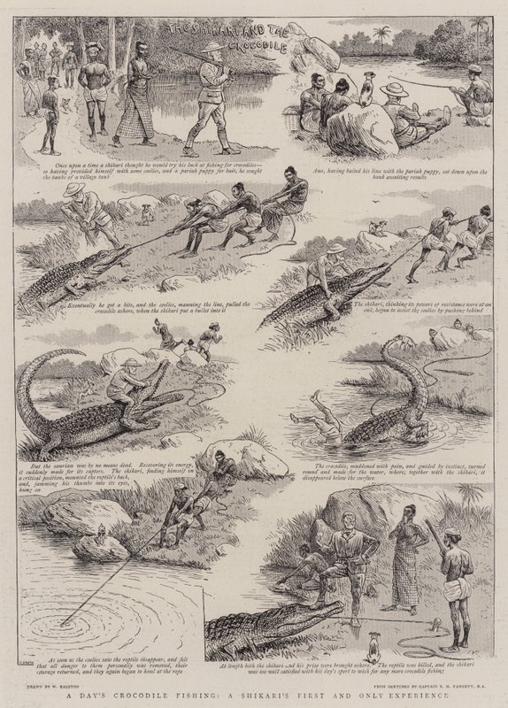 Bir Günlük Timsah Balıkçılığı, Bir Shikari'nin İlk ve Tek Deneyimi by William Ralston